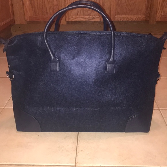 NEW DSW weekend large tote bag navy blue - Picture 2 of 7